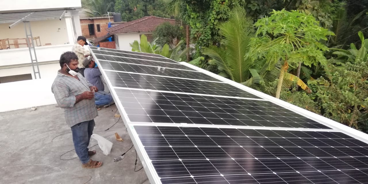 SOLAR AIRCONDITIONER PROJECT @ KANNUR